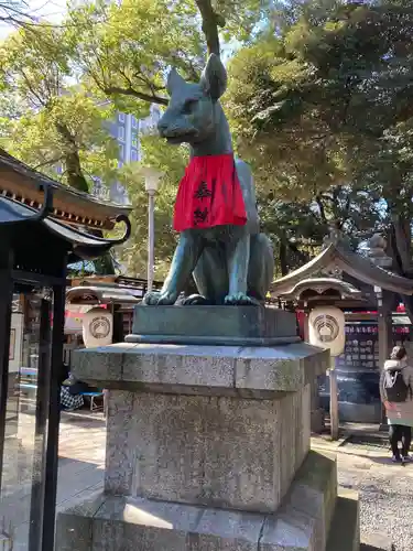 豊川稲荷東京別院の狛犬