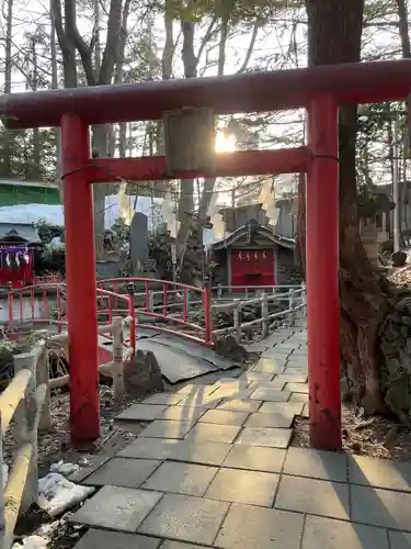 白石神社の鳥居
