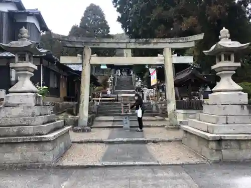 白國神社の鳥居