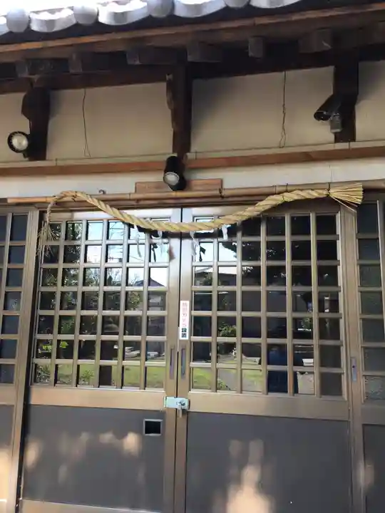 鍬戸神社の本殿・本堂