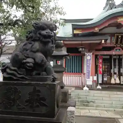 鮫州八幡神社の狛犬
