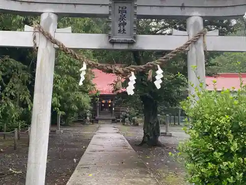 温泉神社の鳥居