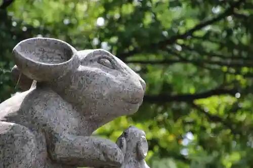 調神社の狛犬