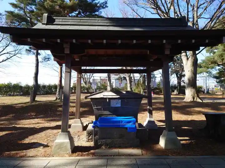 川中島古戦場八幡社の手水舎