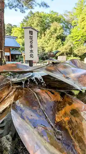 櫻木神社の手水舎