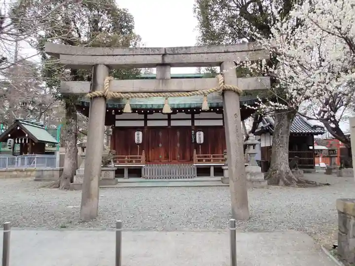 赤留比売命神社(杭全神社飛地境内社)の鳥居