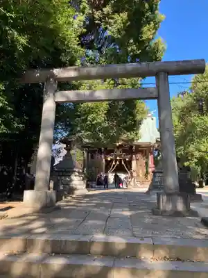 諏訪神社の鳥居