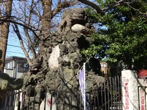 吾妻神社の狛犬