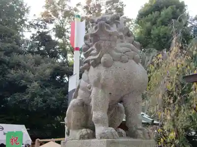 新田神社の狛犬