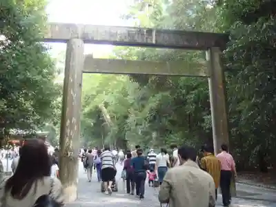 伊勢神宮内宮(皇大神宮)の鳥居