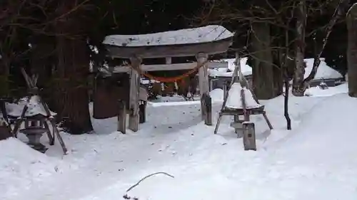 白川八幡神社の鳥居