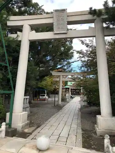 丸子神社　浅間神社の鳥居