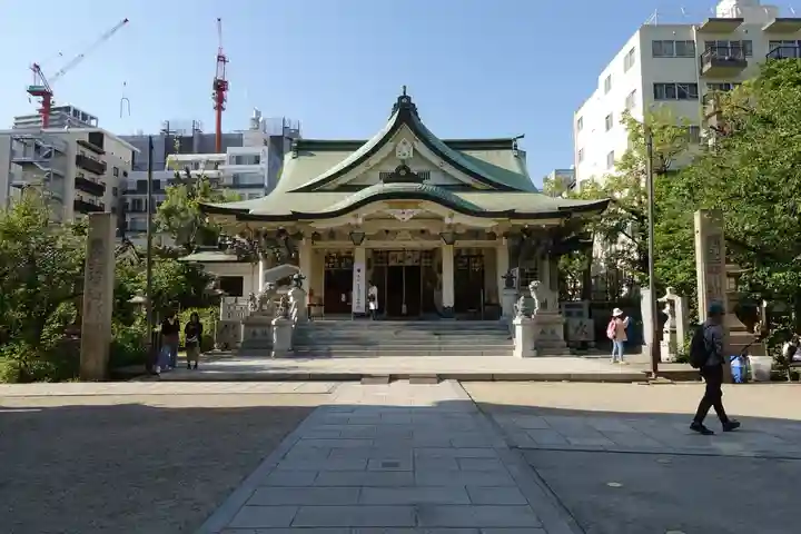 難波八阪神社の本殿・本堂