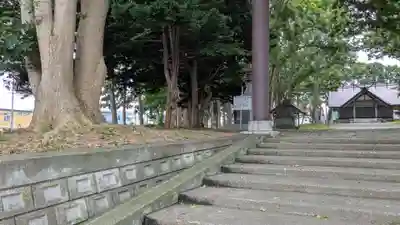 羽幌神社の庭園