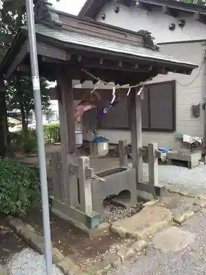 寒川社の手水舎