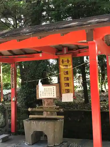 郡山八幡神社の手水舎