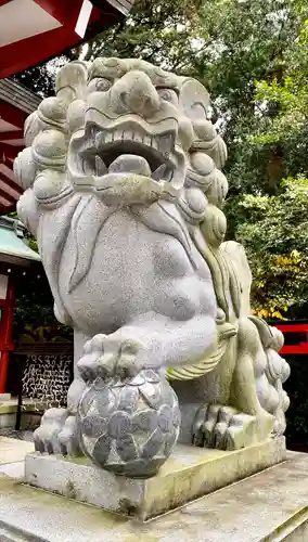 來宮神社の狛犬