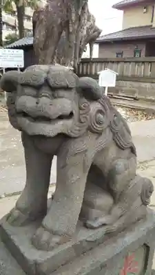 結城神明神社の狛犬