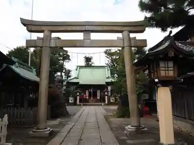 高円寺天祖神社の鳥居