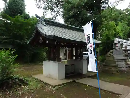 下高井戸八幡神社の手水舎