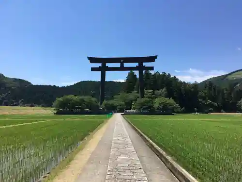 大斎原（熊野本宮大社旧社地）の鳥居