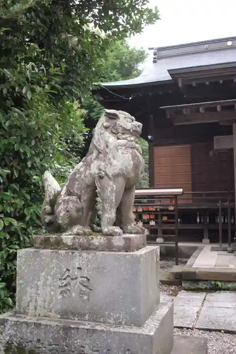 忍 諏訪神社・東照宮 の狛犬