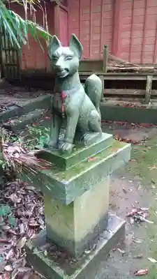 玉澤稲穂神社の狛犬