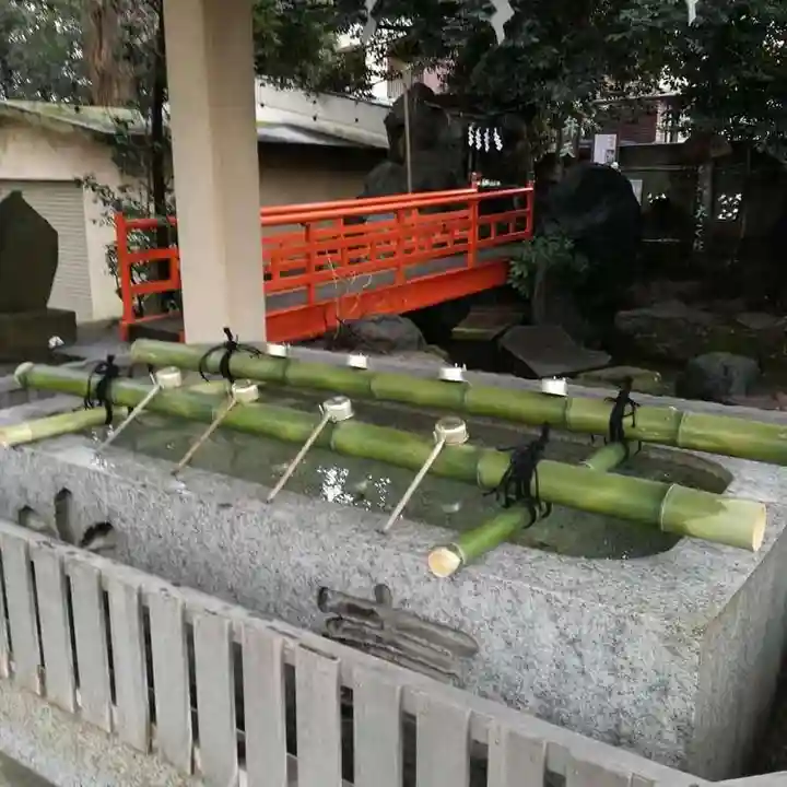 葛西神社の手水舎