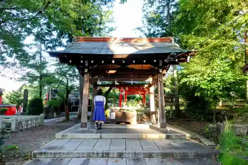 針綱神社の手水舎