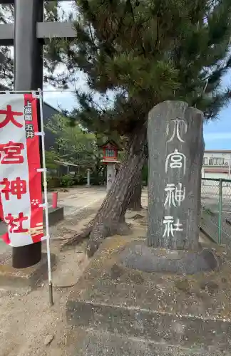 大宮神社の{uncategorized: "未分類", other: "その他", undefined: "問題あり", building: "その他建物", grave: "お墓", sacred_gate: "鳥居", guardian: "狛犬", statue: "像", buddha: "仏像", history: "歴史", nature: "自然", garden: "庭園", animal: "動物", pagoda: "塔", temizu: "手水舎", mountain_gate: "山門・神門", sanctuary: "本殿・本堂", subordinate: "末社・摂社", art: "芸術", scenery: "景色", jizo: "地蔵", ema: "絵馬", goshuin: "御朱印", omikuji: "おみくじ", items: "授与品その他", amulet: "お守り", goshuincho: "御朱印帳", eats: "食事", festival: "お祭り", votive_dance: "神楽", shichigosan: "七五三参", wedding: "結婚式", experience: "体験その他", initially: "初詣", around: "周辺", anti_infection: "感染症対策"}