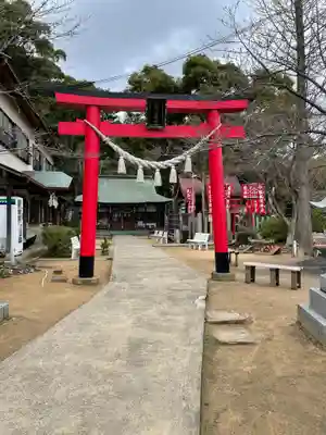 板宿八幡神社の鳥居