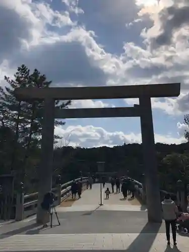 伊勢神宮内宮（皇大神宮）の鳥居