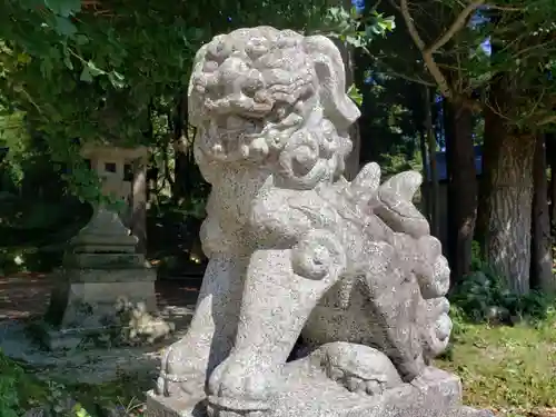 相倉地主神社の狛犬