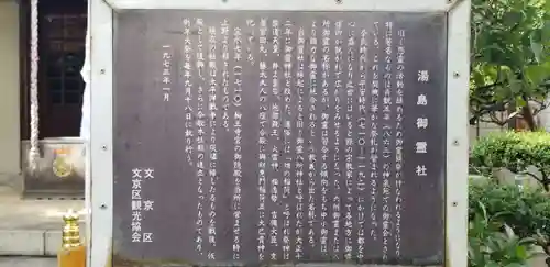 湯島御霊社の歴史