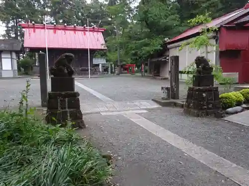 宇都母知神社の狛犬