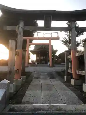 安房栖神社の鳥居