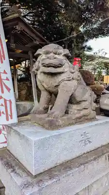 金ヶ作熊野神社の狛犬
