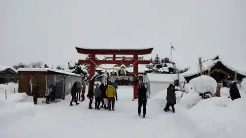 美瑛神社の鳥居