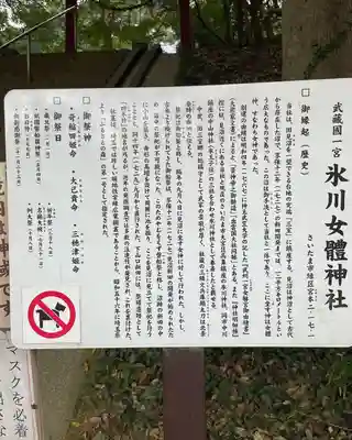 氷川女體神社の歴史