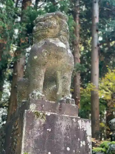 北口本宮冨士浅間神社の狛犬