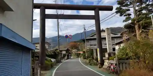 大山阿夫利神社の鳥居