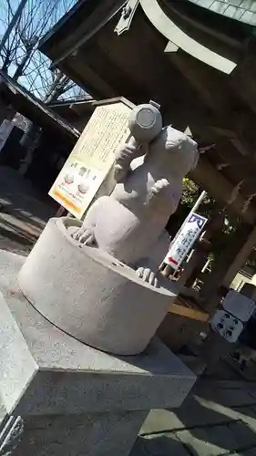 戸部杉山神社の狛犬