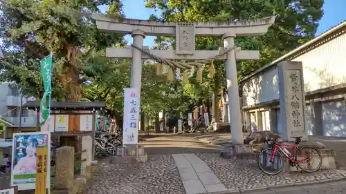 雪ケ谷八幡神社の鳥居