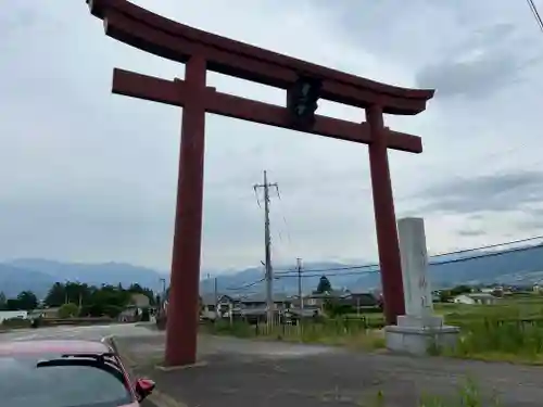 甲斐國一宮 浅間神社の鳥居