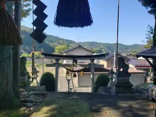 笹津神社の景色