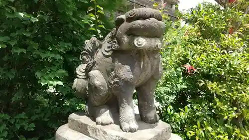 成子天神社の狛犬