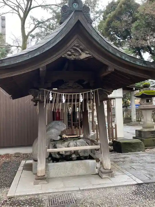 調神社の手水舎