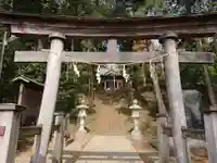 西八朔杉山神社の鳥居