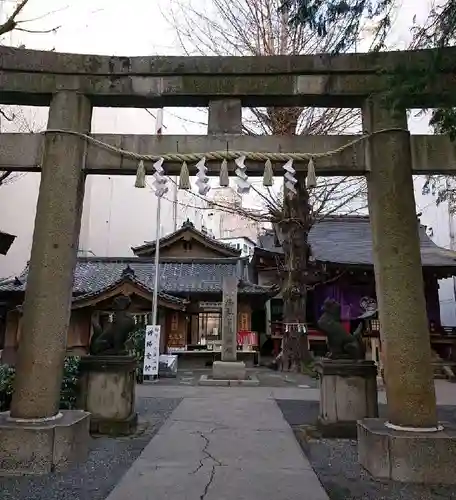 日本橋日枝神社の鳥居