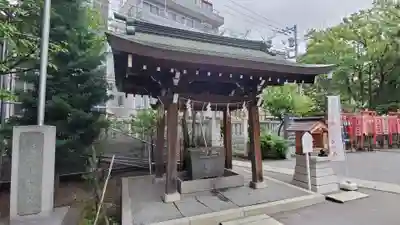 木場 洲﨑神社の手水舎
